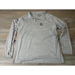 Mtn Ops Performance Top Womens 2XL Gray 1/4 Zip Wicking Quick Dry Gorpcore Hike